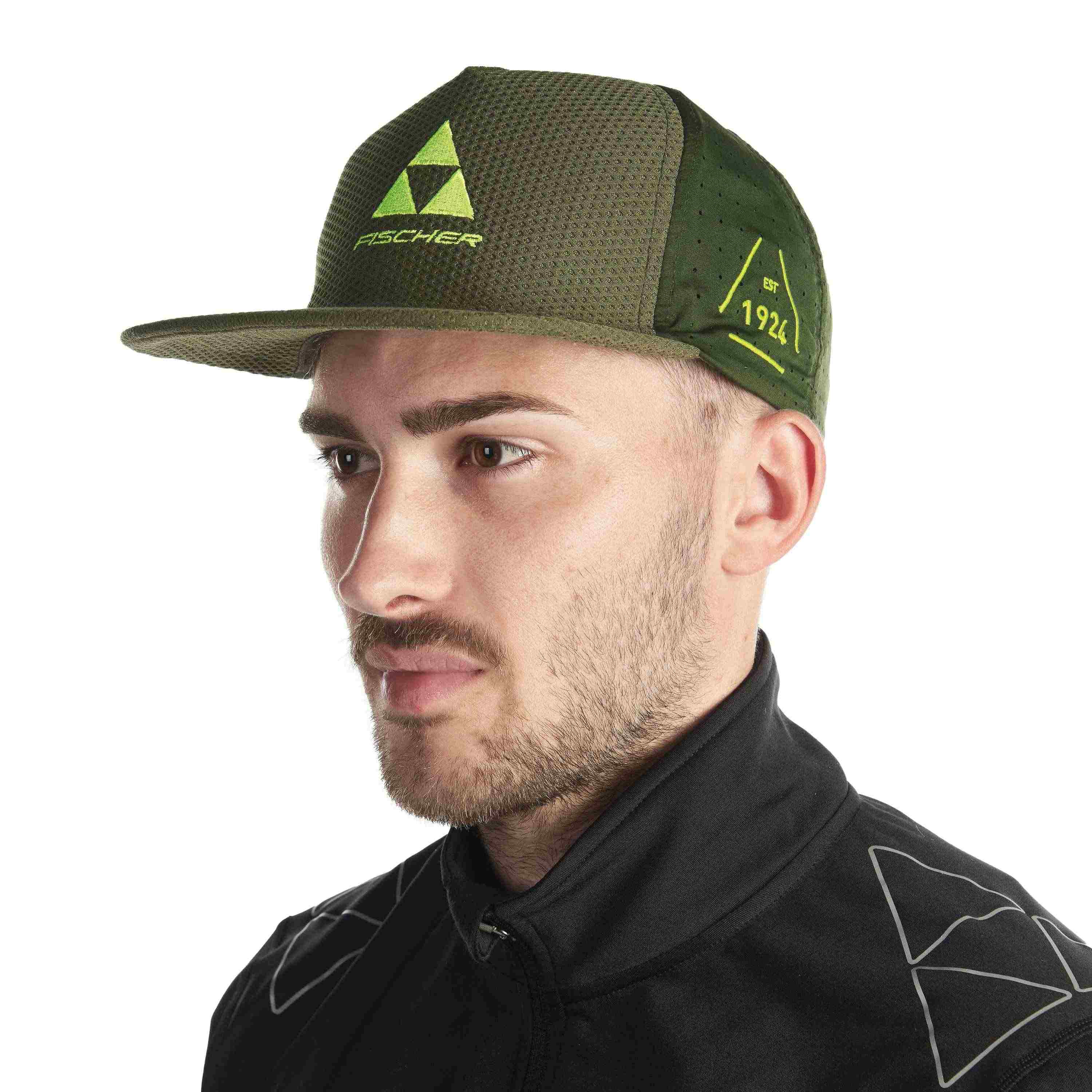 FISCHER ANNIVERSARY TRUCKER CAP OLIVE