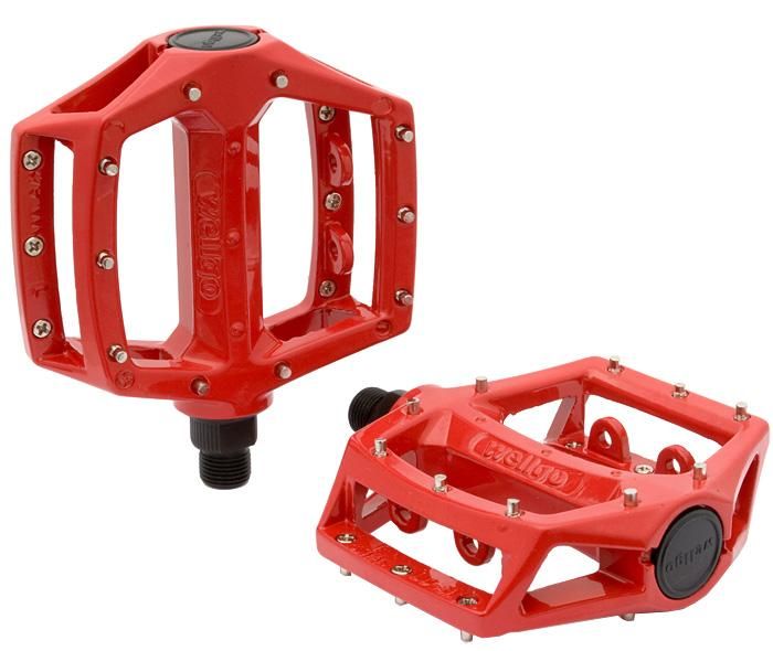 PEDALE MTB ALU 9/16 PIN 102U WELLGO CRVENE (6PINA)